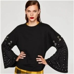 NWT Zara Embellished Sweater